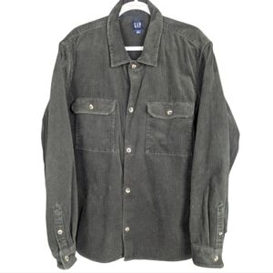 GAP men's XXL corduroy button down in hunter green